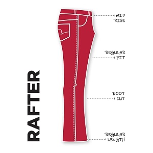 Spykar Mens Rafter Boot Cut Mid-Rise Casual