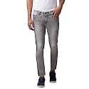 Spykar Grey Cotton Slim Fit Narrow Regular