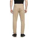 Spykar Men Mid Rise Camel Cotton Slim