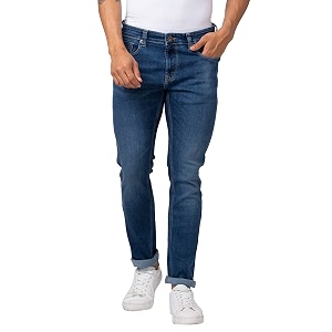 Spykar Men Mid Rise Cotton Stretch Regular
