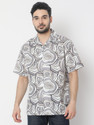 Spykar Men Printed Casual Beige Shirt