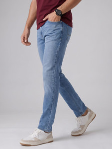 Spykar Men Regular Mid Rise Blue Jeans