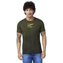 Spykar Men39s Slim Fit Round Neck Half