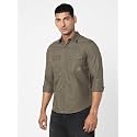 Spykar Mens Regular Fit Full Sleeve Cotton