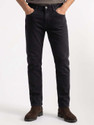 Spykar Men Slim Low Rise Black Jeans