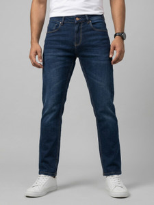 Spykar Men Slim Low Rise Dark Blue