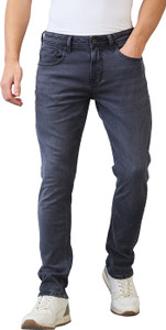 Spykar Men Slim Low Rise Grey Jeans