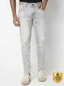 Spykar Men Slim Low Rise Grey Jeans