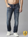 Spykar Men Slim Mid Rise Blue Jeans