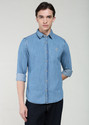 Spykar Men Slim Fit Solid Casual Shirt