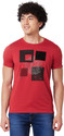 Spykar Printed Men Round Neck Orange T-Shirt