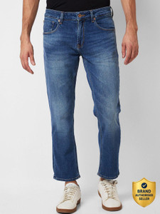 Spykar Regular Men Dark Blue Jeans