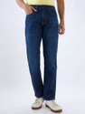 Spykar Relaxed Fit Men Dark Blue Jeans