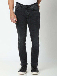 Spykar Skinny Men Black Jeans