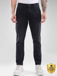 Spykar Slim Men Black Jeans