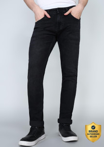 Spykar Slim Men Black Jeans