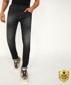 Spykar Slim Men Black Jeans
