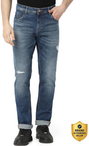 Spykar Men Slim Low Rise Blue Jeans