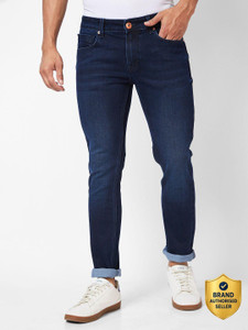 Spykar Slim Men Dark Blue Jeans