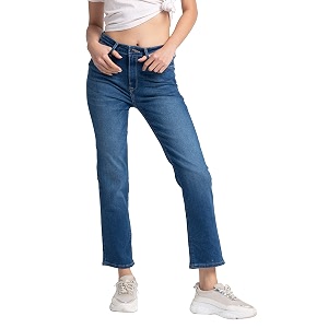 Spykar Womens High Rise Regular Fit Jeans