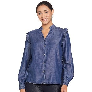Spykar Womens Slim Fit Shirt