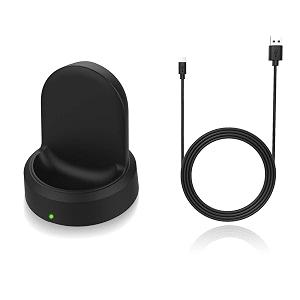 charger compatible with samsung gear s3 charging cradle replacement charger dock with usb charging cable for samsung gear s3 classicfrontier - black