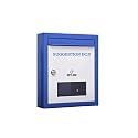 Double Heavy Grade Metal Suggestion Box Letter Box Mail Box Compaint Box Suggestion Box Donation Box Wall mountble Box Office/Post Box for Home gate with Lock -Wall Mount Blue