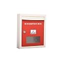 Heavy Grade Metal Suggestion Box Letter Box Mail Box Compaint Box Suggestion Box Donation Box Wall mountble Box/Red (Suggestion Box)