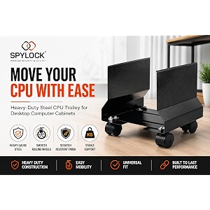 metal cpu trolley black cpu trolley metalwith wheelscomputer floor stand trolley with castor wheels multiple use - black heavy quality trolly