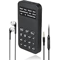 Voice Changer | Mini Voice Changer Sound Effects Machine Audio Card Sound Changer Plug & Play 8 Sound Effects for Live Streaming Online Chatting Singing for Smartphone Tablet PC