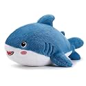 SQEQE Weighted Stuffed Animals Shark, Weighted Shark Plush, Cute Shark Stuffed Animal Pillow for Kids Adults, 13.8Inch