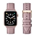 Genuine Leather Band Compatible with Apple Watch Bands for Women Office