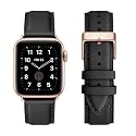 Genuine Leather Band Compatible with Apple Watch Bands for Women Office