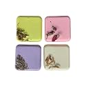 Square Bath Bomb for Fizzing Spa | Bath Bomb for Relaxing Experience | Infused with Essential Oils, Floral Aroma & Moisturizing Care | Soothing Fizzer for Softening & Refreshing - 90 GM