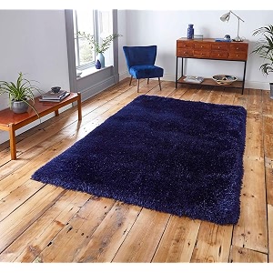 Square Plain Fur Rugs for Hall and
