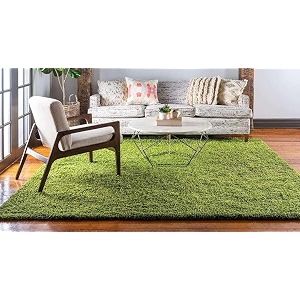 Square Plain Fur Rugs Home and Office