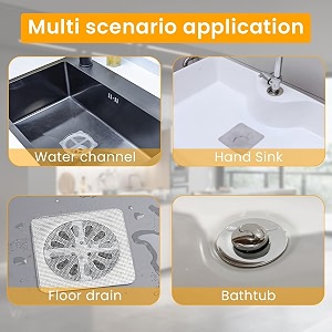 Square Steel Kitchen Strainer Sink Jali Drain