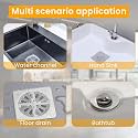 Square Steel Kitchen Strainer Sink Jali Drain