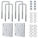 Square Trailer Axle U Bolt Kit for 2x3 Axle - 6 5/16" Long