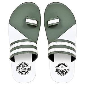 SQUASH Mens Flip Flops casual Synthetic Slipper