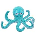Squeaky Octopus Dog Toys，Interactive Plush Toys for Large Medium Pets