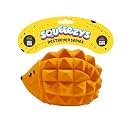 SQUEEEZYS Hedgehog – Squeaky Toys for Dogs, Latex Dog Toys for Large Dogs (0–30kgs) – Orange