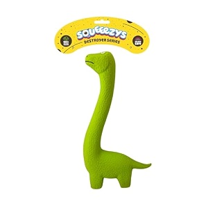dino  squeaky toys for dogs latex dog toys for large dogs 0-30kgs  green