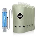 Yuclet Squeeze Water Filtration System with 34-Oz Pouches &amp; Filter Straw