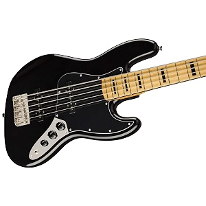 squier classic vibe 70s 5-string jazz bass black maple fingerboard