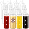 Squirt Bottle, Squeeze Bottles for Liquids, Condiment Bottles, Oil Bottle