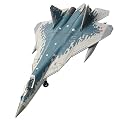 squishy Aircraft Models,Collector's Fighter Models for Office Decorations, Educational Toys for Desktop Displays (Blue)