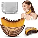 SR Lymphatic Contour Face Brush for Sculpting & Drainage – Facial Massager for Jawline, Chin & Neck – Reduces Puffiness, Promotes Detox & Lift – Soft Bristles, Improves Skin Glow, Includes Travel Case