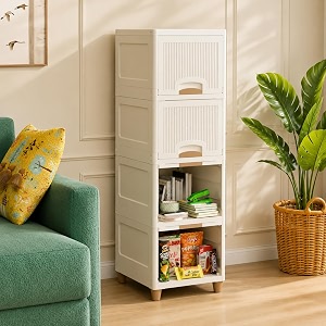sr modular cabinet storage organizer  foldable wardrobe for kids clothe amp toys  easy to assemble closet amp space-saving cupboard  plastic almirah for clothe  modular storage furniture for home4xl