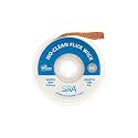 SRA Soldering Wick with Flat Woven Copper Desoldering Braid Strip and No Clean Flux for Easy Damage-Free Solder Removal - 1 Pack 10 Foot Solder Wick Spool